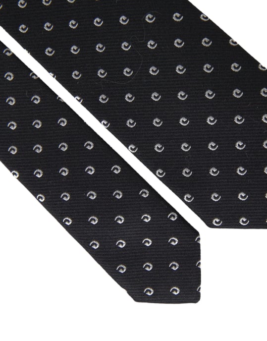 Dolce Gabbana Schwarze und Weiße Krawatte - Image 4