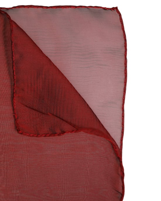 Seidenschal Rot Ombre - Image 5