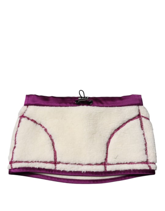 Fleece Halswärmer mit Satinbesatz - Image 1