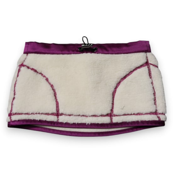 Fleece Halswärmer mit Satinbesatz - Image 3