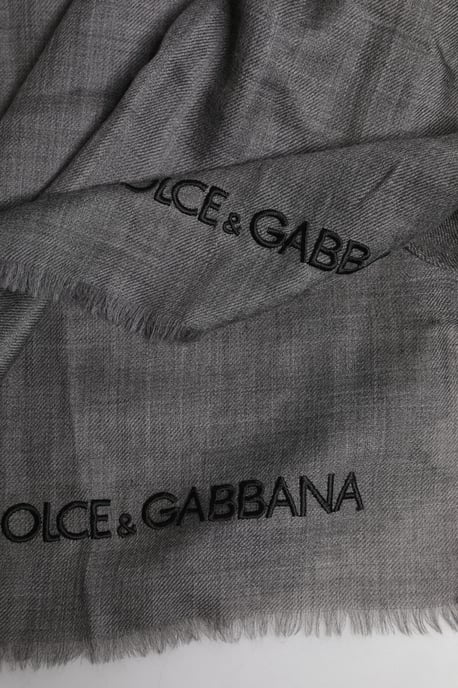 Kaschmir-Schal mit Logo-Detail - Image 4