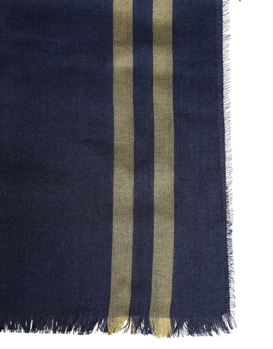Gestreift Viskose Schal - Image 3