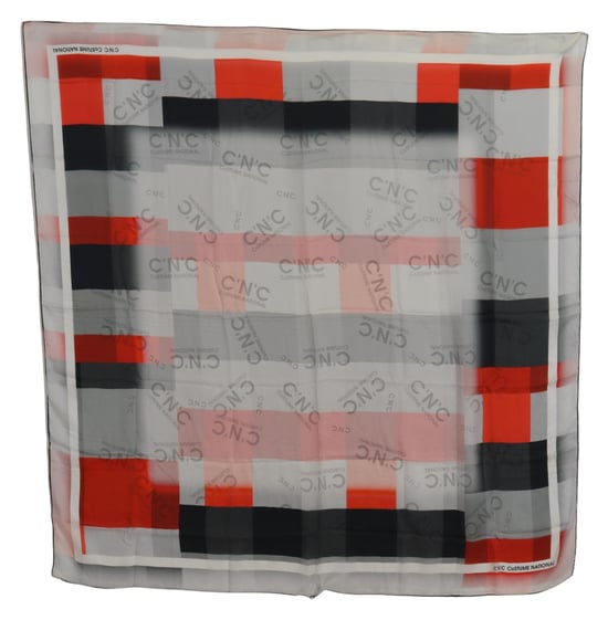 Seidenschal mit geometrischem Muster - Image 4