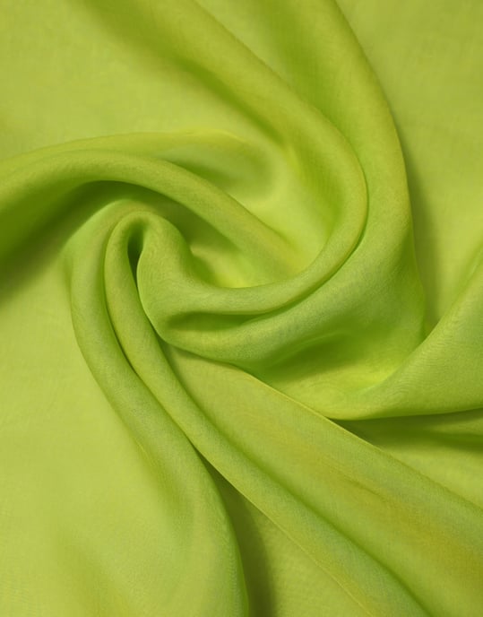 Seidentuch Limettengrün Accessoire - Image 5