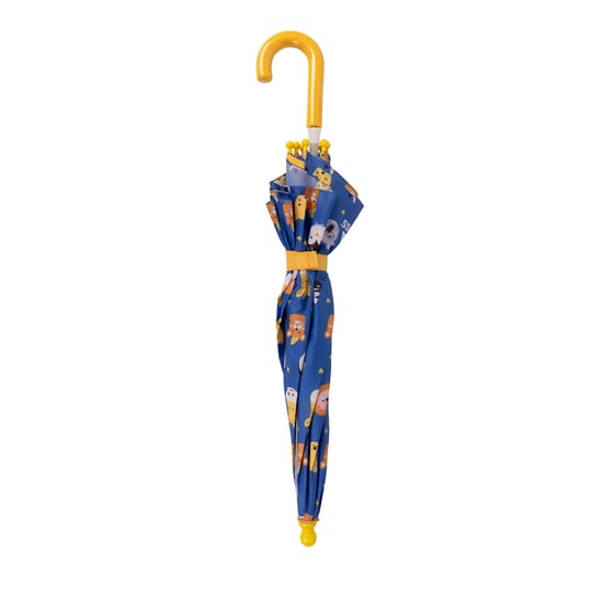 Trespass - Kinder "Drizzle" Tierprint Stockschirm (Blau/Gelb/Bunt) - Image 4