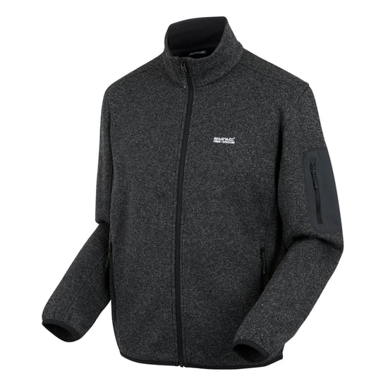 Regatta - "Newhill" Fleecejacke für Herren, Durchgehender Reißverschluss, meliert (Asche) - Image 3