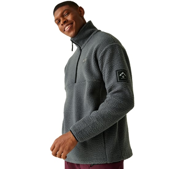 Dare 2B - "Twin Tip" Fleecejacke für Herren, mit halbem Reißverschluss (Eisentor Grau) - Image 4