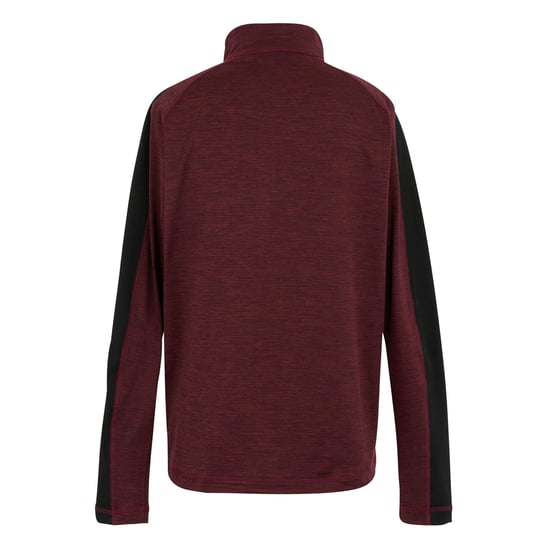 Regatta - "Hepley" Fleecejacke für Herren, mit halbem Reißverschluss (Dunkles Weinrot/Schwarz) - Image 2