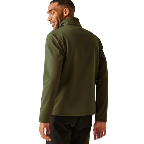 Regatta - "Cera V" Softshelljacke windbeständig für Herren (Oliv) - Image 4