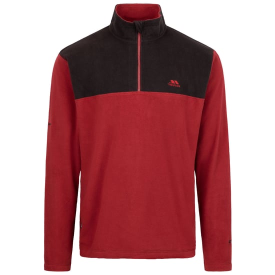 Trespass - "Curtiston AT100" Fleece-Oberteil für Herren (Weinrot) - Image 1