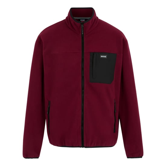 Regatta - "Frankie" Fleecejacke Durchgehender Reißverschluss für Herren (Dunkles Weinrot) - Image 1