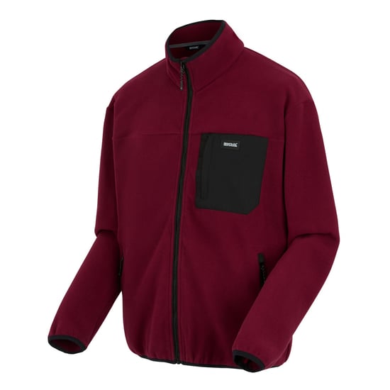 Regatta - "Frankie" Fleecejacke Durchgehender Reißverschluss für Herren (Dunkles Weinrot) - Image 3