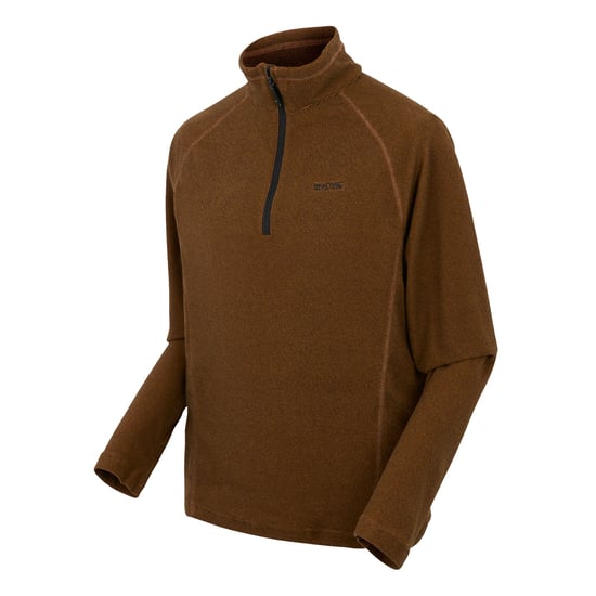 Regatta Great Outdoors Herren Montes Fleece-Pullover (Kürbis geschmack/Schwarz) - Image 3