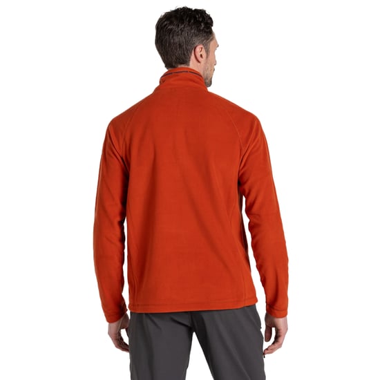 Craghoppers - "Corey VI" Fleece-Oberteil, mit halbem Reißverschluss für Herren (Karneol Orange) - Image 2