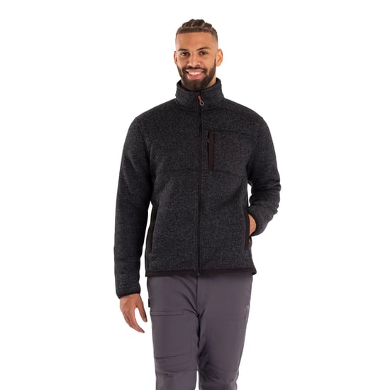 Trespass - "Bramall" Fleecejacke für Herren (Schwarz Mergel) - Image 4