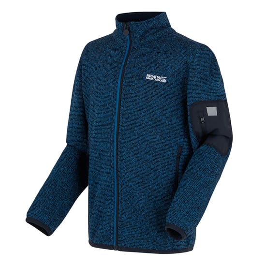 Regatta - "Newhill" Fleecejacke für Kinder, Durchgehender Reißverschluss (Schnorchel-Blau/Marine) - Image 3