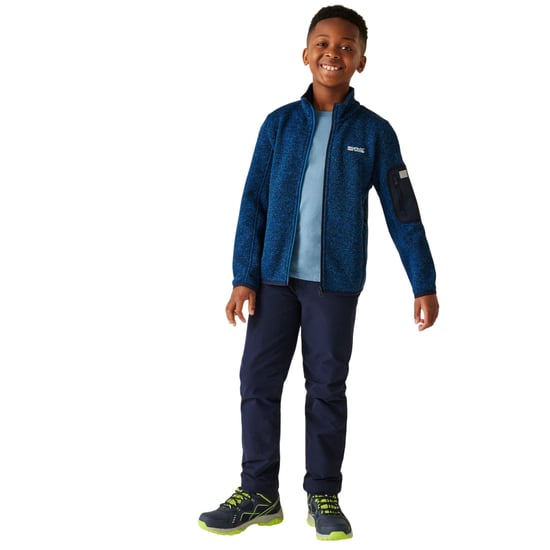 Regatta - "Newhill" Fleecejacke für Kinder, Durchgehender Reißverschluss (Schnorchel-Blau/Marine) - Image 6