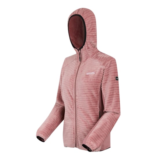 Regatta - "Endra" Fleecejacke mit Kapuze für Damen (Graurosa) - Image 3