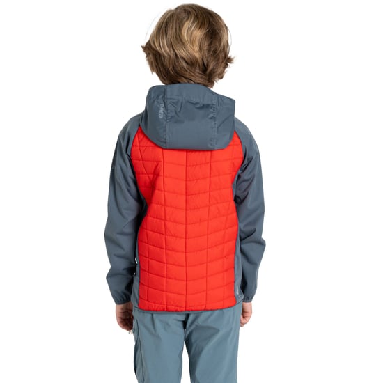 Dare 2B - "Explore II" Hybridjacke für Kinder (Bleigrau/Sturmwetter/Sevilla Blau) - Image 4