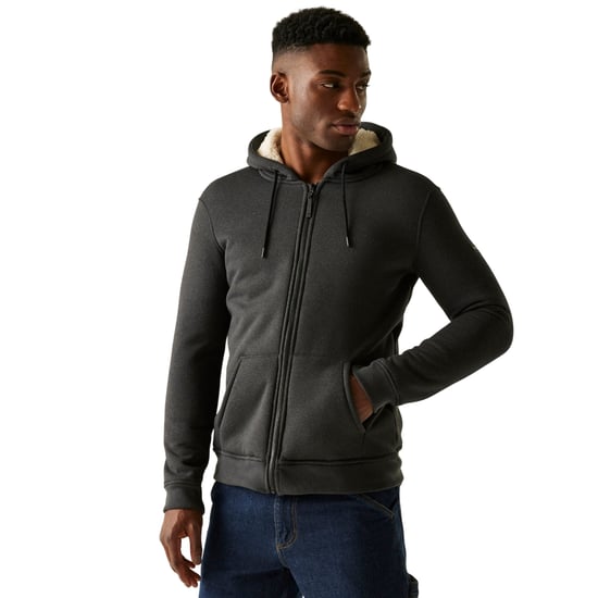 Regatta - "Naddle" Hoodie mit durchgehendem Reißverschluss für Herren, Fleece (Schwarz) - Image 4