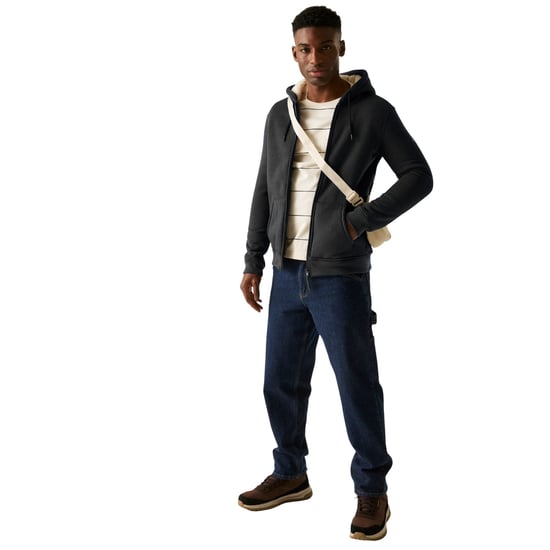 Regatta - "Naddle" Hoodie mit durchgehendem Reißverschluss für Herren, Fleece (Schwarz) - Image 6
