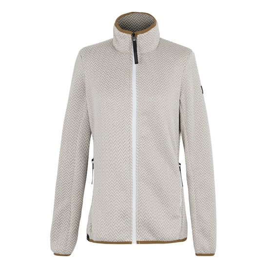 Regatta - "Elzie" Fleecejacke für Damen, Durchgehender Reißverschluss (Steinweiß/Sanftes Braungrau) - Image 1