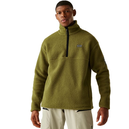 Dare 2B - "Twin Tip" Fleecejacke für Herren, mit halbem Reißverschluss (Martini Olive) - Image 4