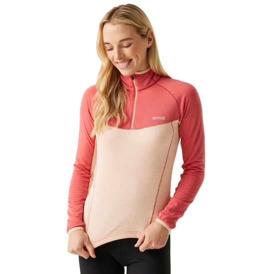 Regatta - "Hepley" Fleece für Damen (Mineral Rot/Pfirsich Parfait meliert) - Image 3