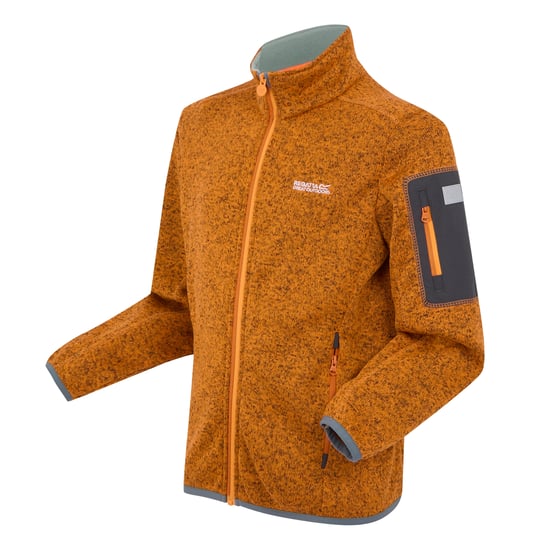 Regatta - "Newhill" Fleecejacke für Kinder (Helle Ringelblume/Gletscher) - Image 3