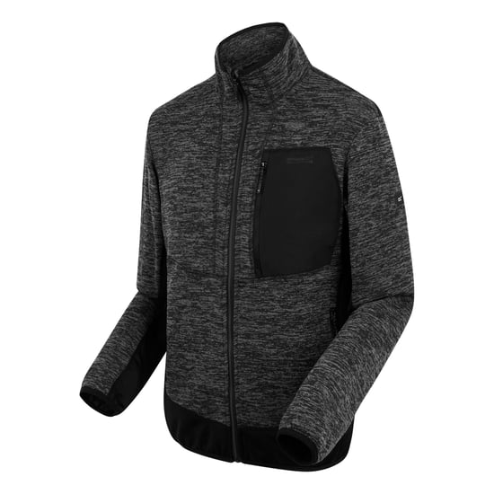 Regatta - "Baslinn" Fleecejacke für Herren (Asche Mergel/Schwarz) - Image 3