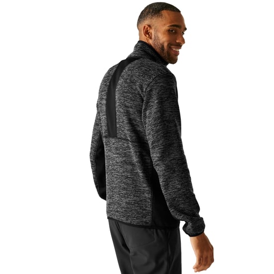 Regatta - "Baslinn" Fleecejacke für Herren (Asche Mergel/Schwarz) - Image 4