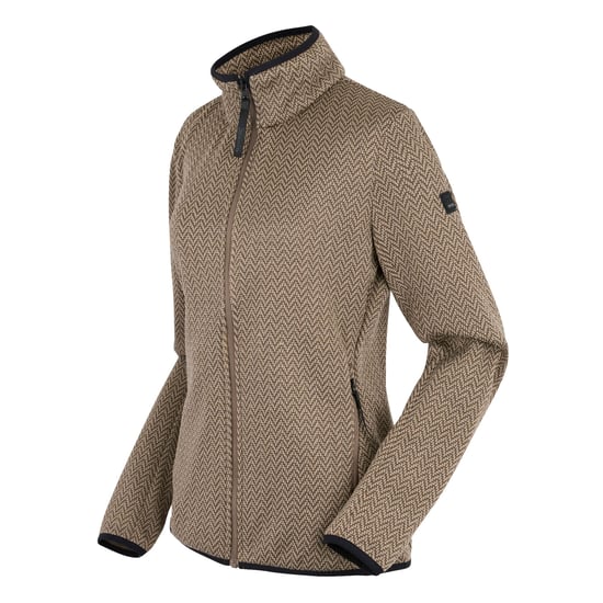Regatta - "Elzie" Fleecejacke für Damen, Durchgehender Reißverschluss (Mokka/Sanftes Braungrau) - Image 3