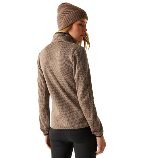 Regatta - "Elzie" Fleecejacke für Damen, Durchgehender Reißverschluss (Mokka/Sanftes Braungrau) - Image 4
