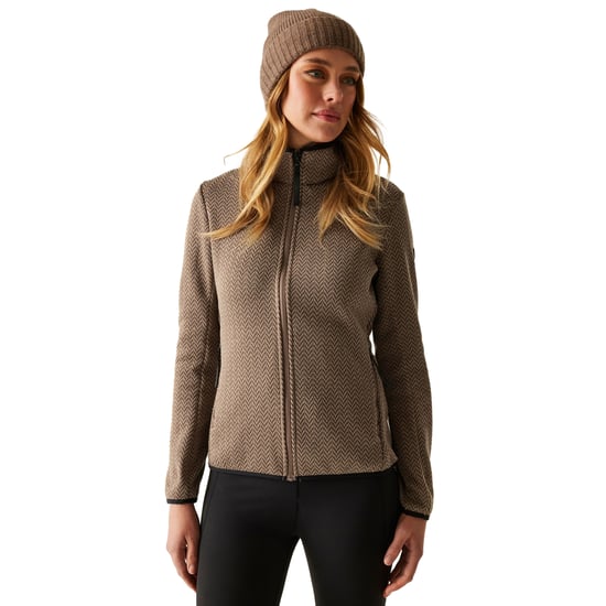Regatta - "Elzie" Fleecejacke für Damen, Durchgehender Reißverschluss (Mokka/Sanftes Braungrau) - Image 5