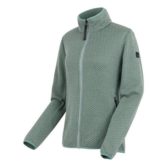 Regatta - "Elzie" Fleecejacke für Damen, Durchgehender Reißverschluss (Grüner Dunst/Fichtengrün) - Image 3