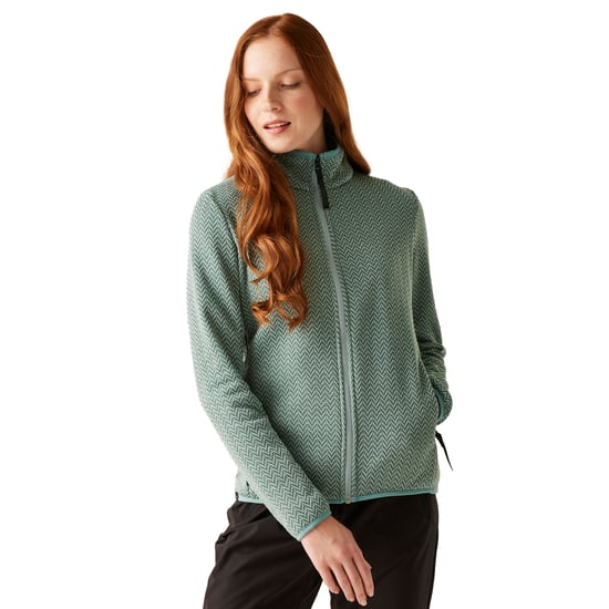 Regatta - "Elzie" Fleecejacke für Damen, Durchgehender Reißverschluss (Grüner Dunst/Fichtengrün) - Image 5