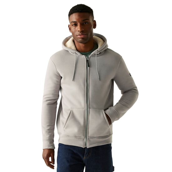 Regatta - "Naddle" Hoodie mit durchgehendem Reißverschluss für Herren, Fleece (Grau meliert) - Image 4