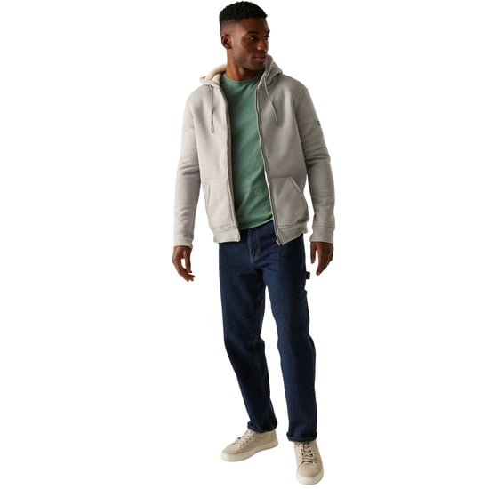 Regatta - "Naddle" Hoodie mit durchgehendem Reißverschluss für Herren, Fleece (Grau meliert) - Image 6