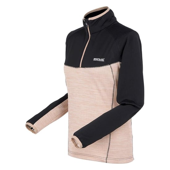 Regatta - "Hepley" Fleece für Damen (Schwarz/Warm Taupe meliert) - Image 3