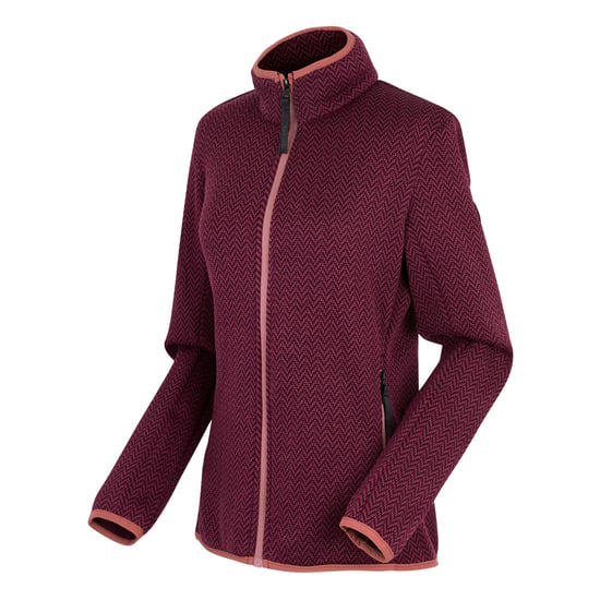 Regatta - "Elzie" Fleecejacke für Damen, Durchgehender Reißverschluss (Dunkel-Orange/Burgunderrot) - Image 3