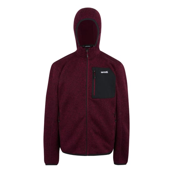 Regatta - "Newhill" Fleecejacke für Herren, Durchgehender Reißverschluss, meliert (Dunkles Weinrot) - Image 1