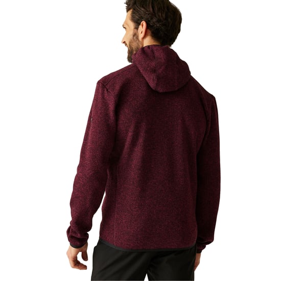 Regatta - "Newhill" Fleecejacke für Herren, Durchgehender Reißverschluss, meliert (Dunkles Weinrot) - Image 5