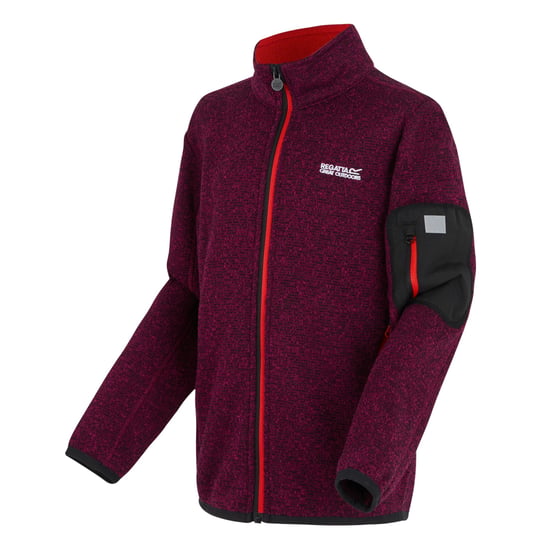 Regatta - "Newhill" Fleecejacke für Kinder, Durchgehender Reißverschluss (Dunkel-Orange/Mandarinen-Tango) - Image 3
