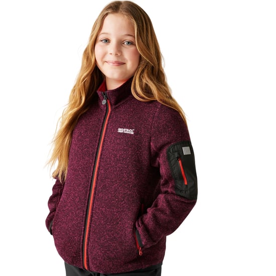 Regatta - "Newhill" Fleecejacke für Kinder, Durchgehender Reißverschluss (Dunkel-Orange/Mandarinen-Tango) - Image 4