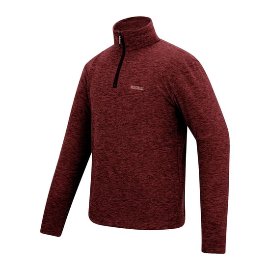 Regatta - "Thompson" Fleecejacke für Herren, mit halbem Reißverschluss, meliert (Dunkles Weinrot) - Image 3