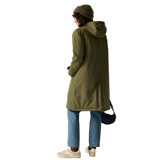 Regatta - "Orla Kiely Mac" Jacke, wasserfest für Damen (Militärgrün/Blau) - Image 5
