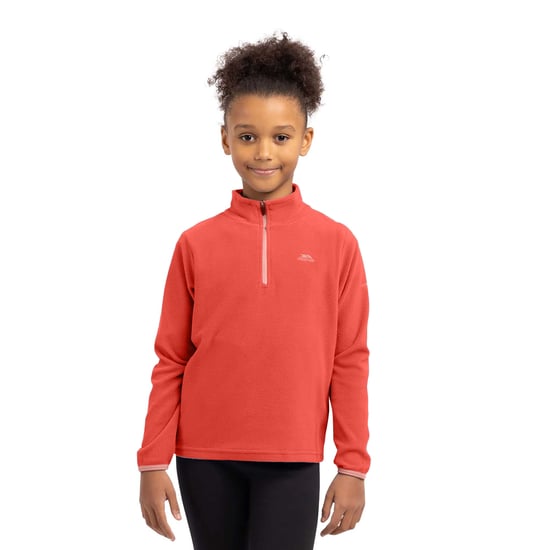 Trespass Kinder Mädchen Microfleecepullover Sybil (Sanftes Orange) - Image 3