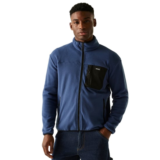Regatta - "Frankie" Fleecejacke Durchgehender Reißverschluss für Herren (Indigo) - Image 4