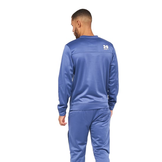 Crosshatch - "Langtons" Trainingsjacke Rundhalsausschnitt für Herren (Indigoblau) - Image 2