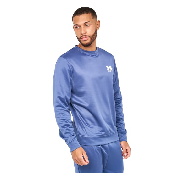 Crosshatch - "Langtons" Trainingsjacke Rundhalsausschnitt für Herren (Indigoblau) - Image 3